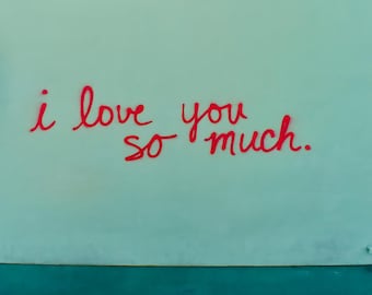 Austin “I Love You So Much” Mural Print – Austin TX Wall Art Digital Download