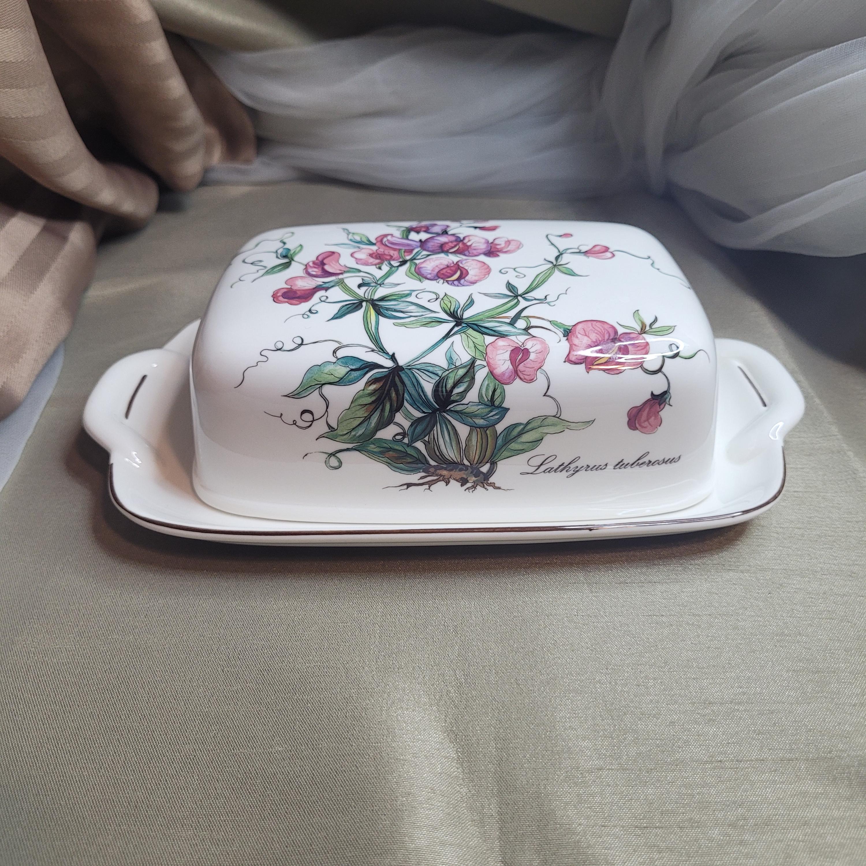 超レア VILLEROY & BOCH バターケース アンティーク雑貨 Villeroy&Boch(ビレロイ&ボッホ) バスケット