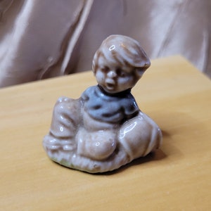 Wade Whimsies Red Rose Tea Figurine, Jack, Nursery Rhyme Series England