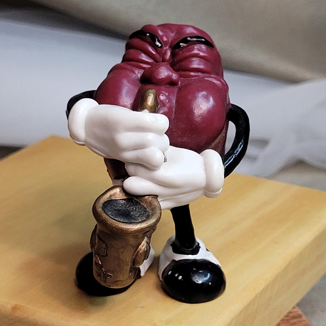 Singing Rasions Vintage 1987 California Raisins Band Musical 2