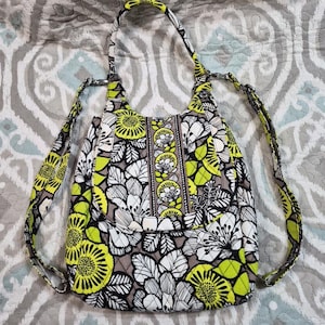Vera Bradley Citrus Handväska Väska & Ryggsäck Dragsko Stängning Flera Fickor