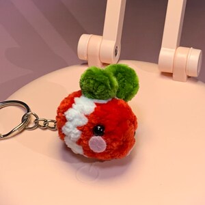 Cute Tiny Bumblebee Plush Keychain