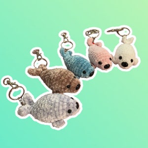 Seal Plush Keychain