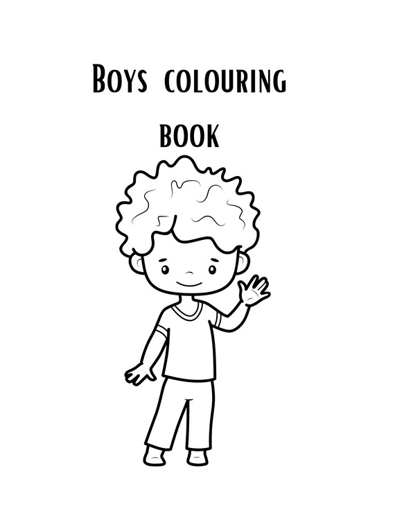 Coloring Book for Boys 