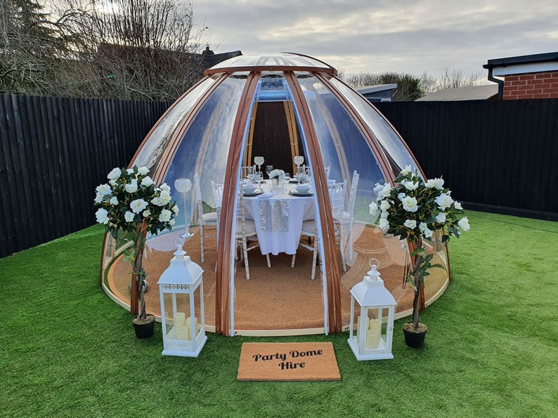 Party Dome Hire & Dining Pod Igloo Hire West Midlands UK Etsy Canada