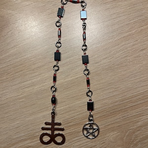 Hematite Bead Leviathan Pocket Rosary