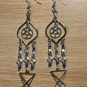 Lucifer’s Sigil Chandelier Earrings