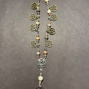 Caim’s Sigil Jasper Car Rosary