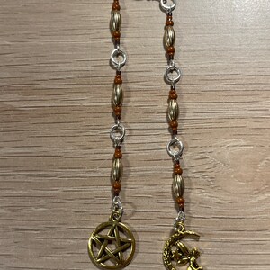 Gold & Brown Fairy Pocket Rosary