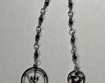 Pazuzu’s Sigil Iridescent Pocket Rosary