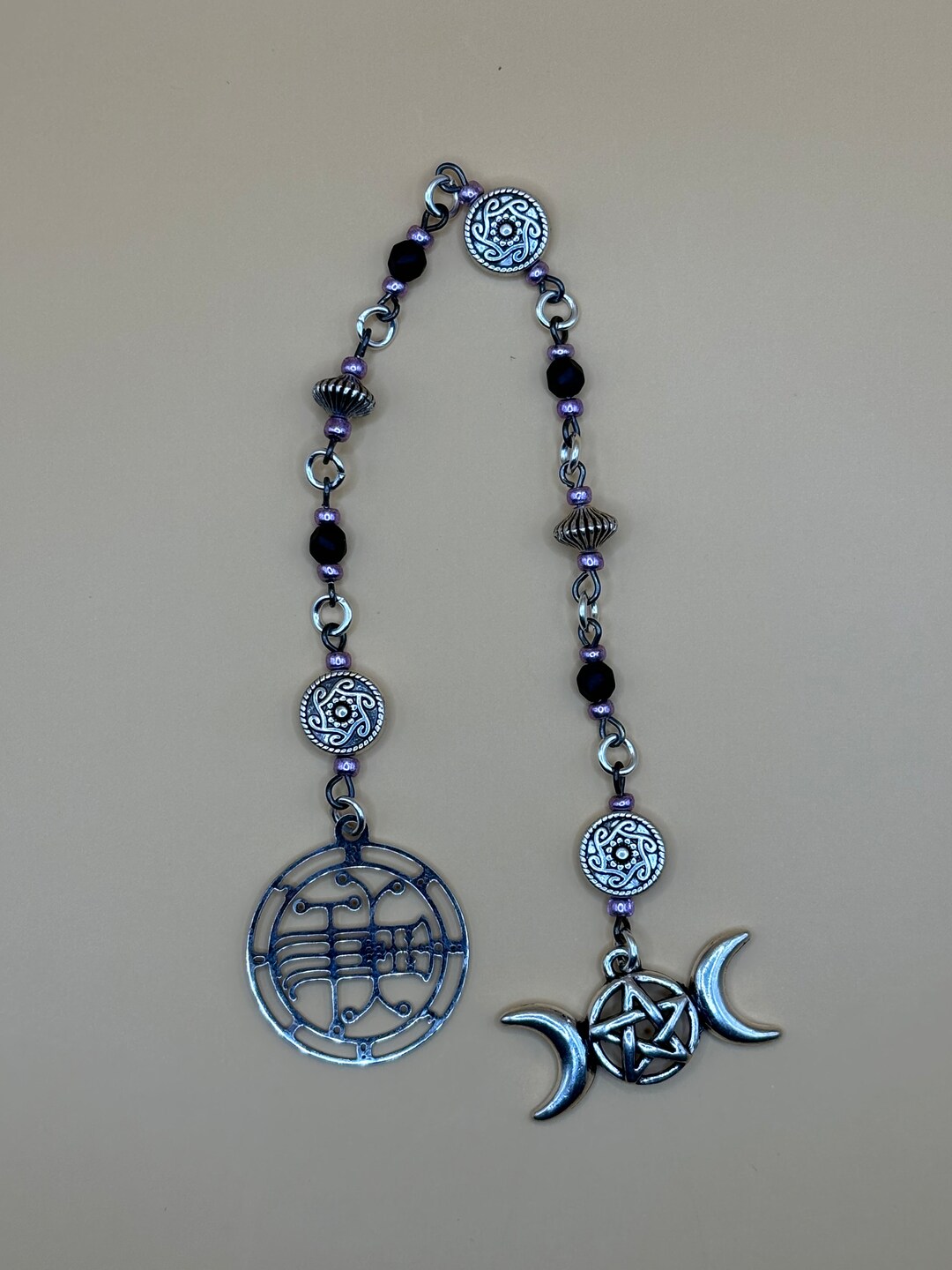 Nabarius’s Sigil Dual-moons Pocket Rosary - Etsy