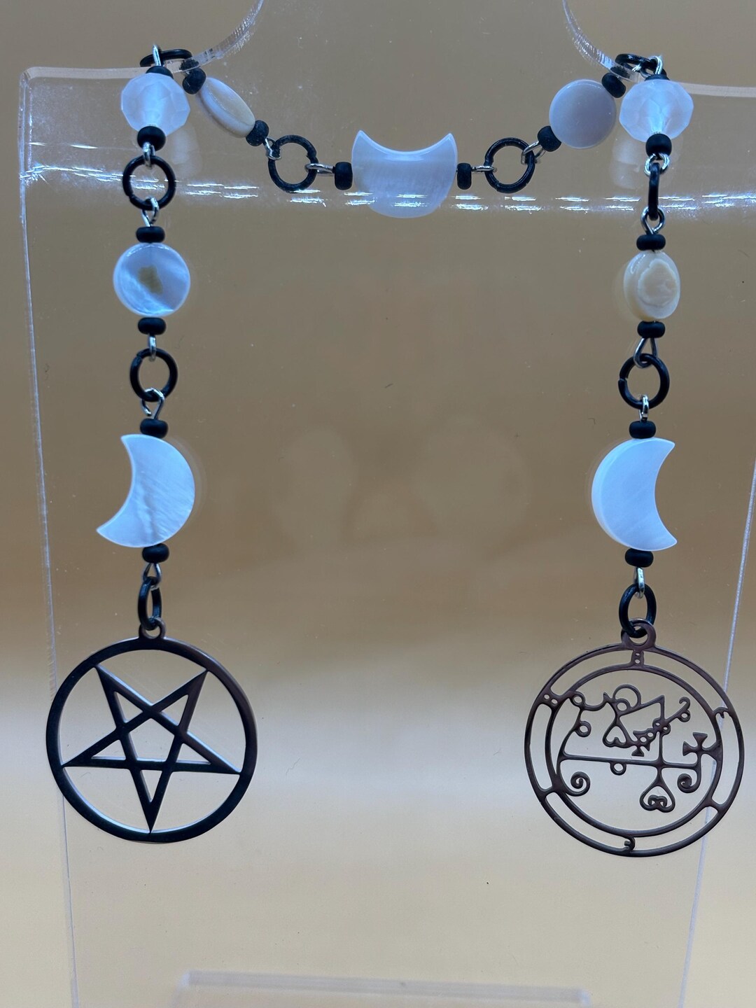 Beleth’s Sigil Shell Moons Pocket Rosary - Etsy