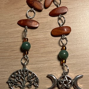 Wood Pocket Pagan Prayer Beads