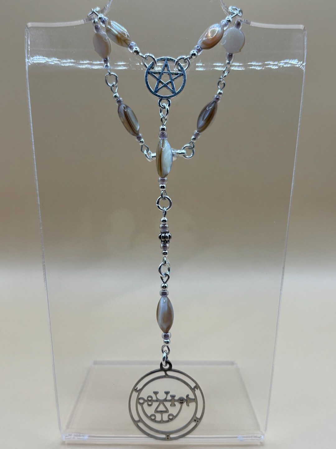 Leraje’s Sigil Shell Car Rosary - Etsy