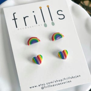 Pride-oorknopjes - set van 2