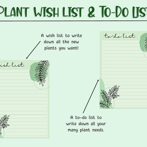 Plant Care Guides Plant Tracker Diary Wish List House Plant image 5