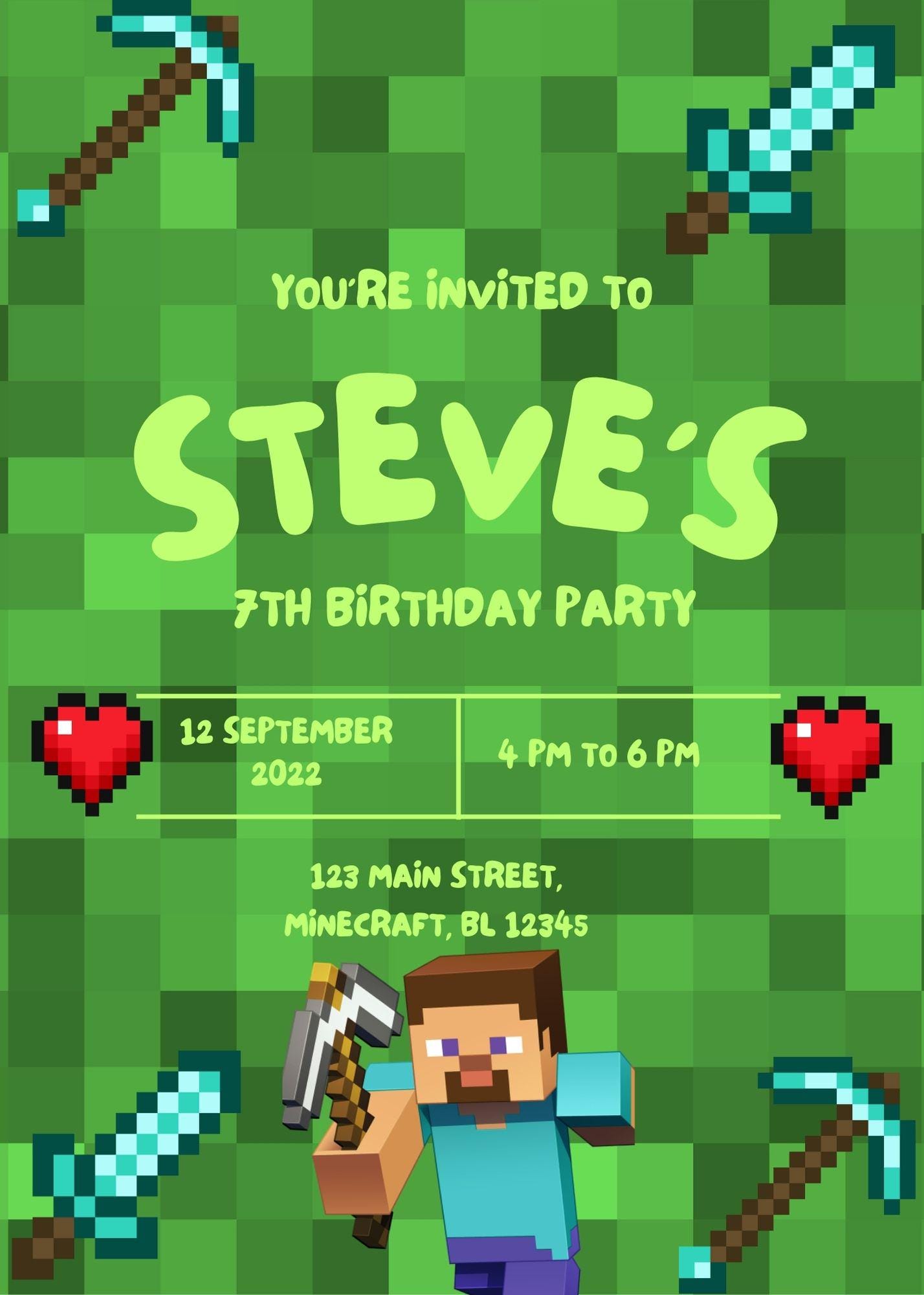 Pixel Party Minecraft Invite