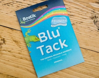 Pack De 3 Bostik Blue Tack Adhesivo - Economy, Gran Valor, Para Pegar Y Fijar