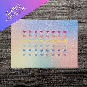 LGBTQ Pride Greeting Card, Queer All Occasions Greeting Card, Blank Card, Lesbian, Bi, Gay, Transgender, Queer, Blank Card With Envelope