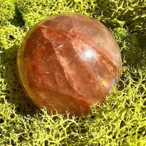 Gorgeous Fire Quartz Sphere