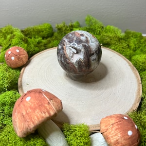 Unique Crazy Lace Agate Sphere