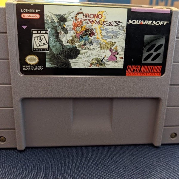 Chrono Trigger+Strategy Guide SNES Game Cartridge