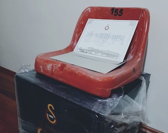 Original Ali Sami Yen Stadium Seat – Authentic Galatasaray Memorabilia – Rare Vintage Football Stadium Chair