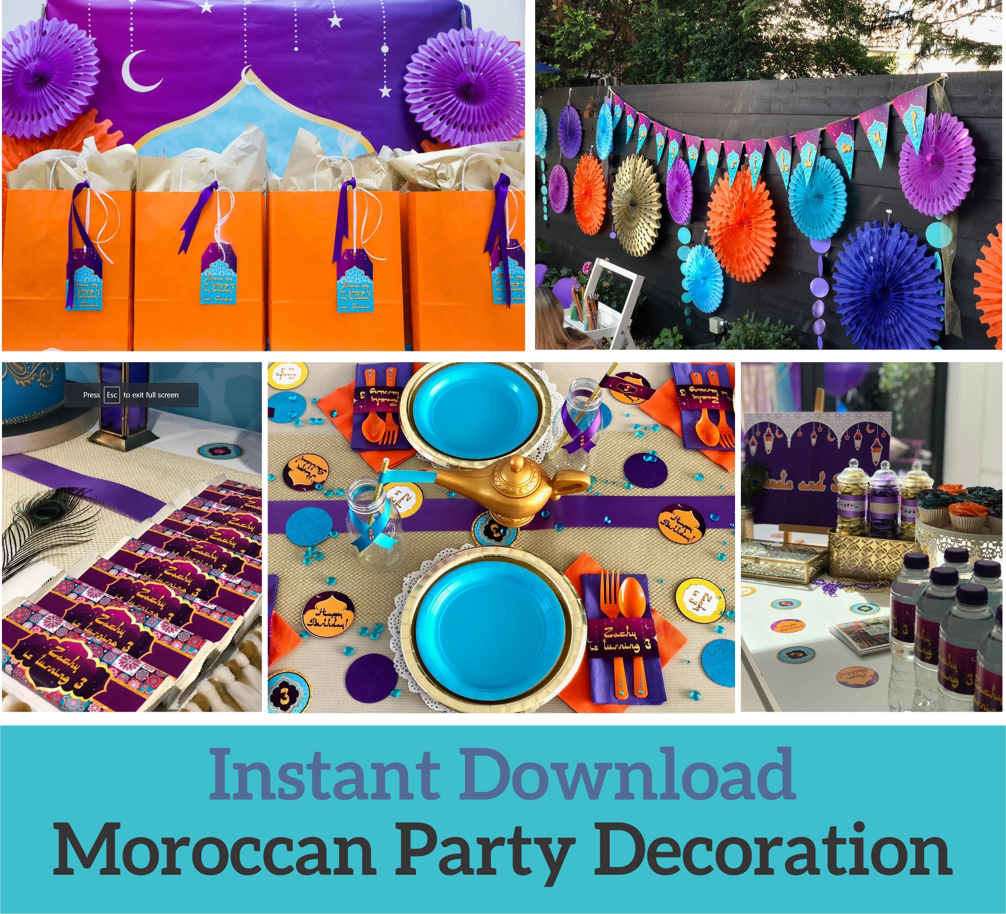 Moroccan Party - Etsy
