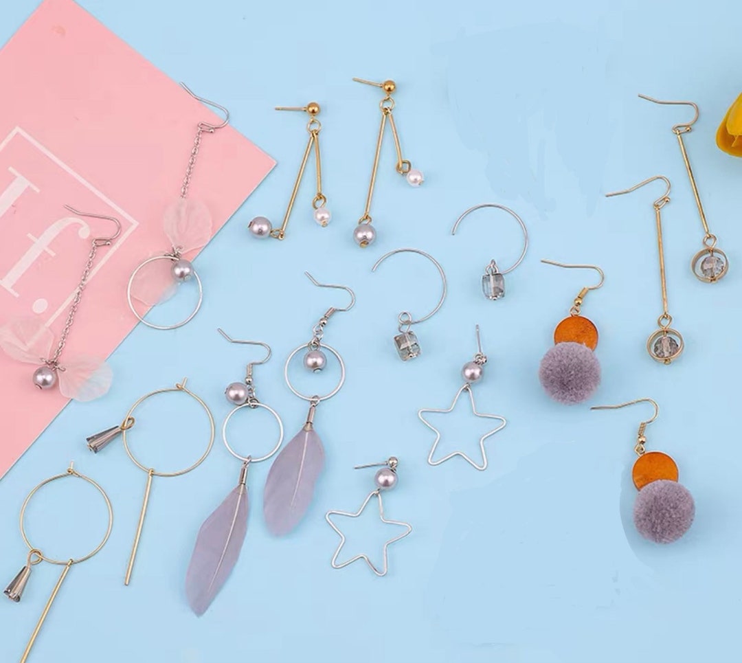 10 Grids 1 Box Jewelry Making Starter Kit Set for Earrings