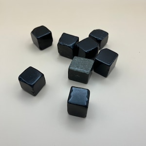 Goldener Obsidian | Cube Tumble - Gold Schimmer Obsidian