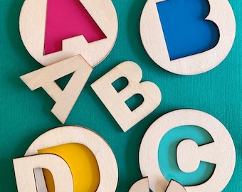 Wooden Letter Puzzles