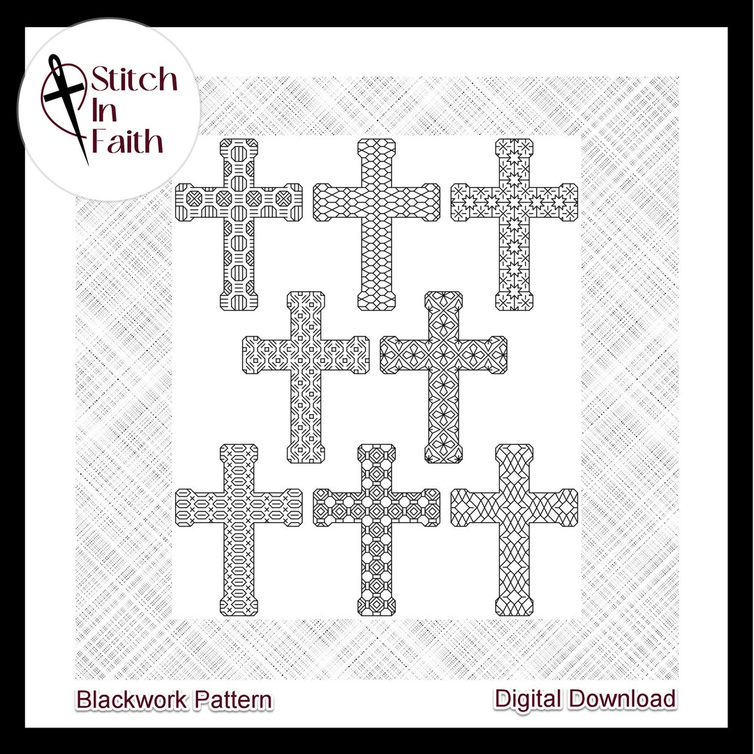 Cross Collection > Blackwork Pattern, Cross Stitch Pattern, Embroidery ...