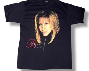 Camiseta vintage de punto único "The Concert" de Barbra Streisand, 1994, en perfecto estado