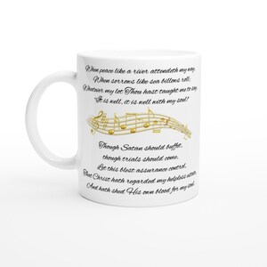 Het is goed met mijn ziel koffiemok | Christelijke hymne mok | Inspirerende koffiekopje | Christelijk geloof mok