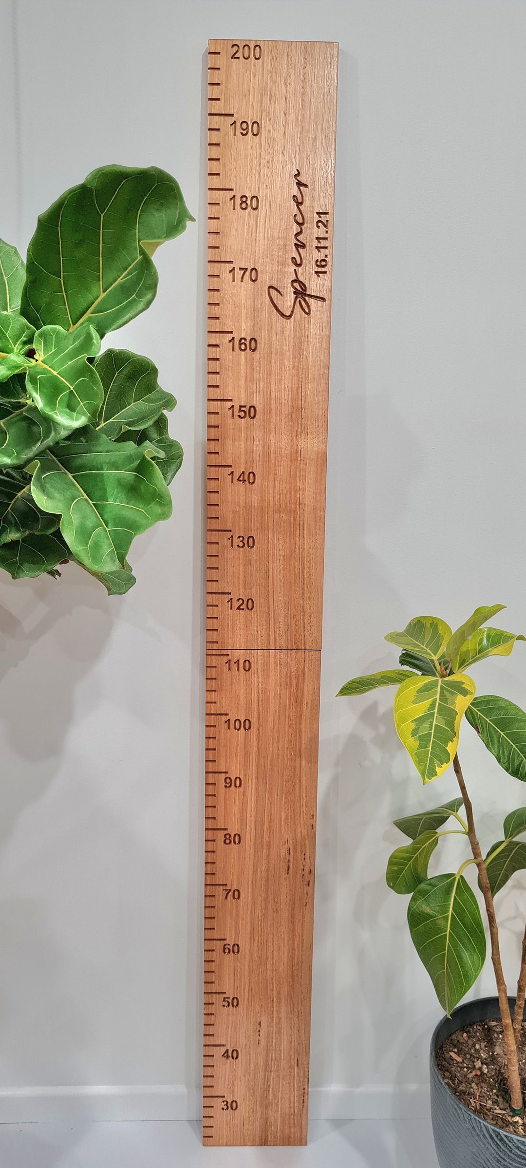 Wooden Height Chart Ruler 2 Piece Etsy Wooden Height Chart Ruler 2 Piece Etsy