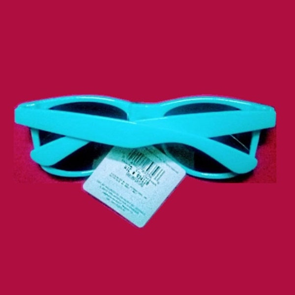 OKTANE Handmade Women's Men's Blue-Classic 80s 70s Groovy Sunglasses Glasses