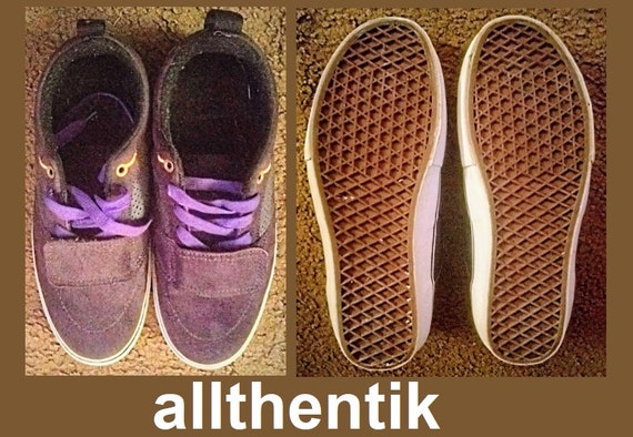 Vintage Purple Vans Dustin Dollin "Spawn" Skate S… - image 1