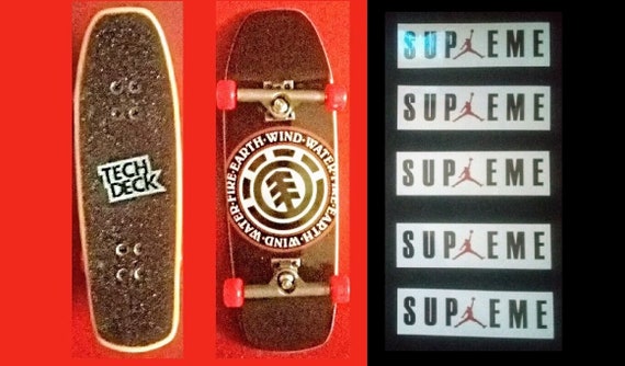 RARE Vintage Element Skateboards Old School Tech Deck 5 White Hipster Vinyl  Stickers Laptop Skateboard BMX 