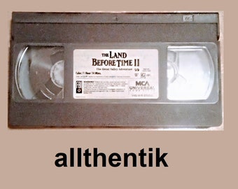 Vintage VHS VCR tape: Land Before Time 2, 1994