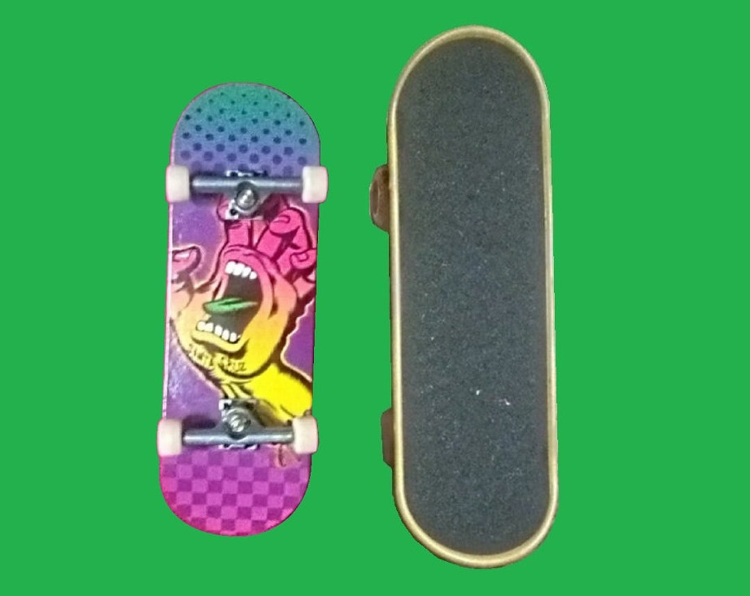 Wood Santa Cruz Screaminghand Techdeck Skateboard Etsy