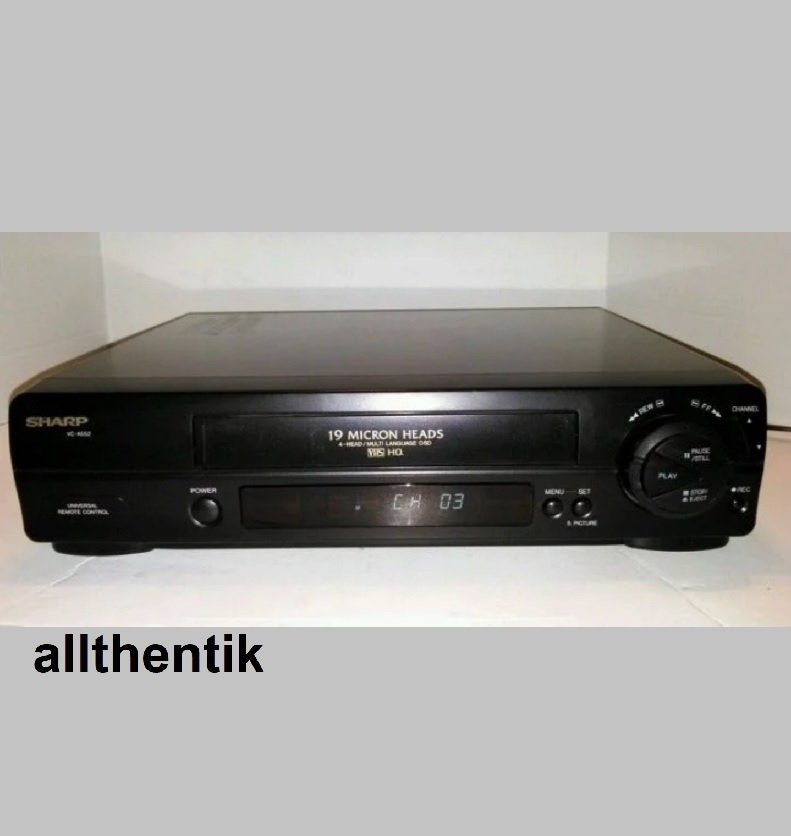 Sharp VC-A552 4 Head VHS Player Recorder