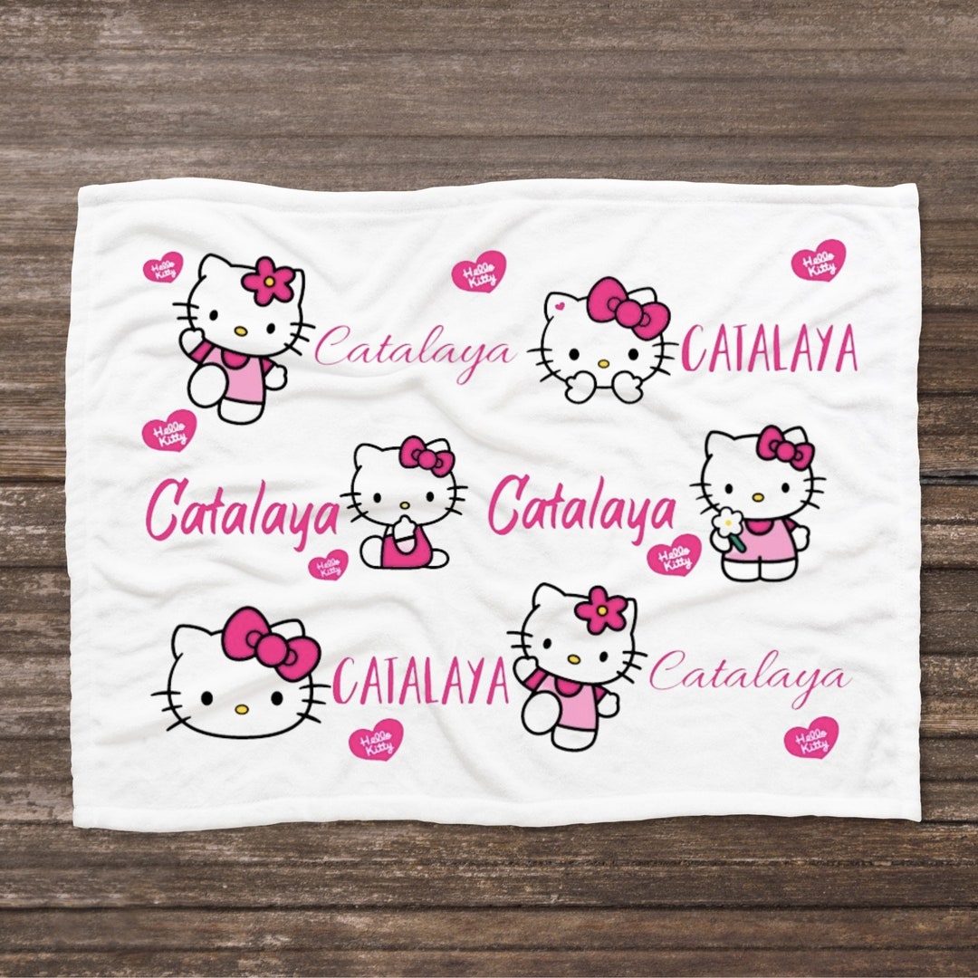 Hello Kitty Baby Blanket Etsy