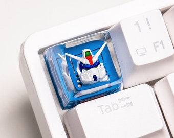 Capuchon de touche artisan Gundam, capuchon de touche anime, capuchon de touche robot, capuchon de touche artisan, capuchon de touche GUNDAM pour clavier mécanique, cadeau de fête des pères