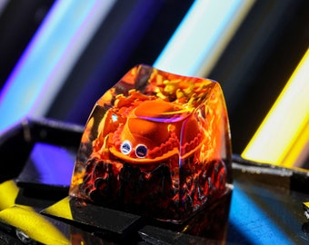 King Pirates Artisan Keycap, Anime Sea Thieves Keycap, Keycap Custom, Custom Keycap Artisan for Mechanical Keyboard Gift, Father's Day Gift