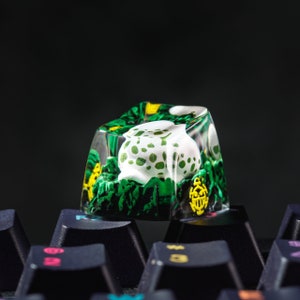 Gesetz Piratenhut Tastenkappe, Anime Piratentastenkappe, Benutzerdefinierte Anime Tastenkappe, Seediebeshut Tastenkappe Anime für mechanische Tastatur, Halloween Geschenk