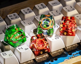 The Ring Keycap, The Master Ring Artisan Keycap, Custom Keycap, Artisan LOTR Keycap for Mechanical Keyboard, Halloween Gift, Christmas Gift