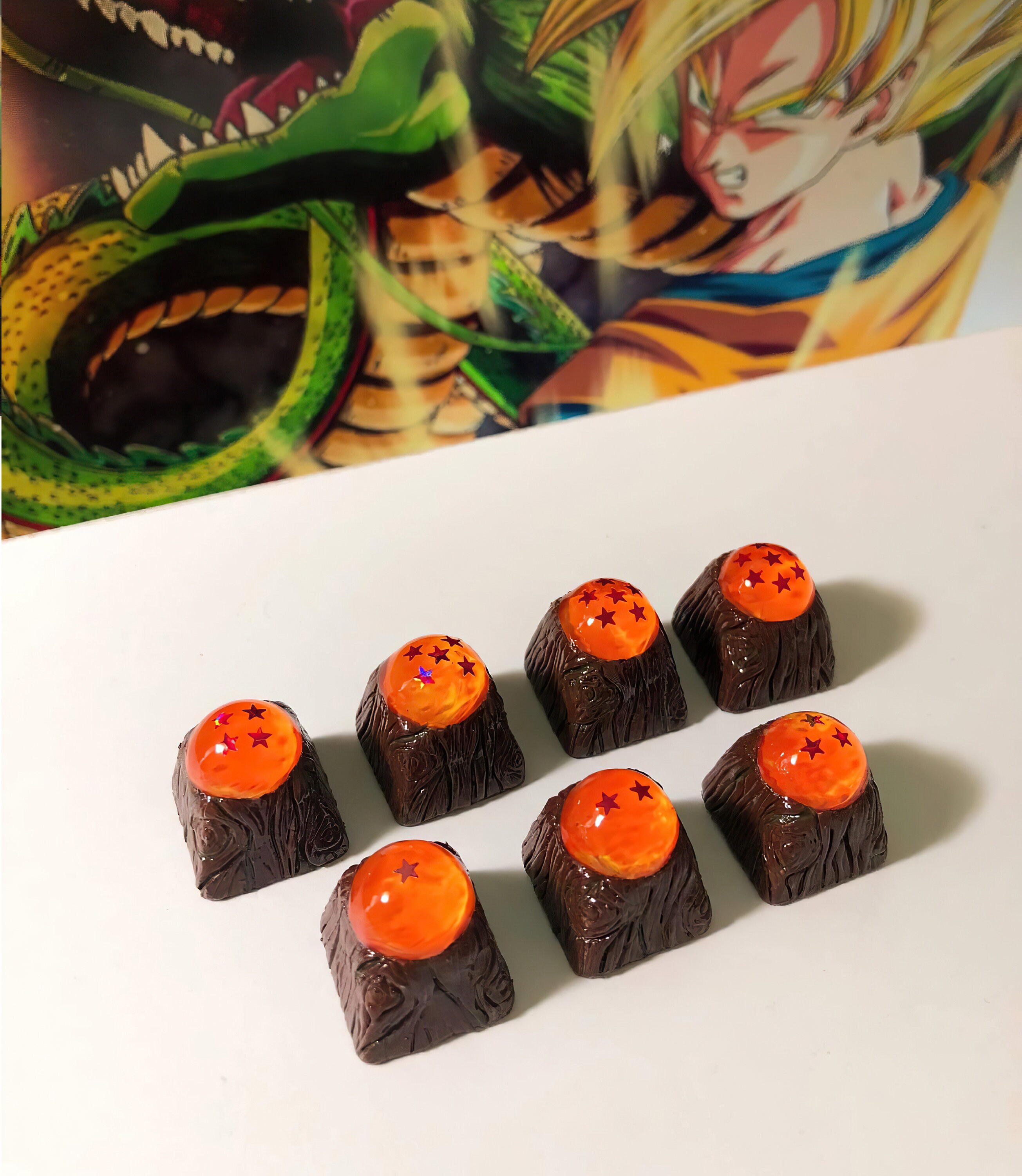 Dragon Ball Keycap Shenron Dragon Keycaps Anime Keycap Etsy UK