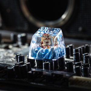 Thousand Sunny Artisan Keycap, Anime Keycap, Artisan Anime Keycap, Custom Keycap Anime, Keycap Anime na klawiaturę mechaniczną, prezent urodzinowy