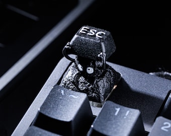 S.oot Spri.te Artisan Keycap, Susuwatari Handmade Keycap Design, Cherry Mx Keycap for Mechanical Keyboard, Birthday Gift,  Father's Day Gift