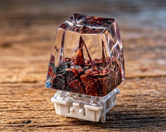 Triangle Head Keycap, Pyramid Helmet Keycap, Horror Game Keycap, Anime Resin Keycap, Artisan Keycap, Halloween Keycap, Christmas Keycap